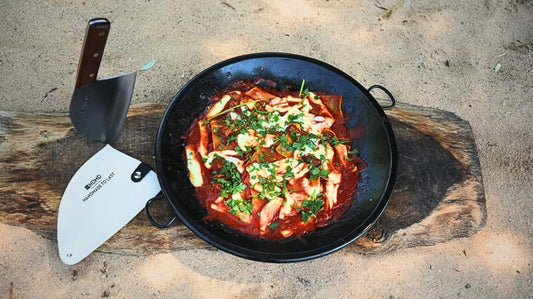 Lasagna Al Fresco: One Pan No Oven Simple Recipe