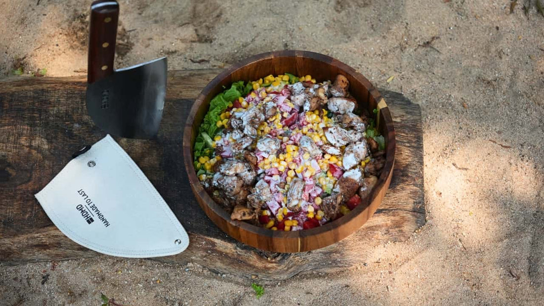 Hearty Chicken and Corn Salad Recipe at Camp